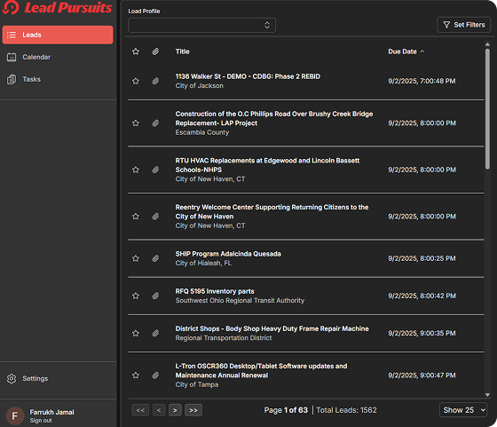 Lead Management System (LM)